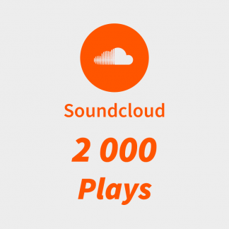 2,000 Soundcloud plays