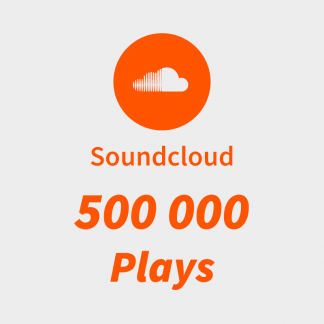 500,000 Soundcloud plays